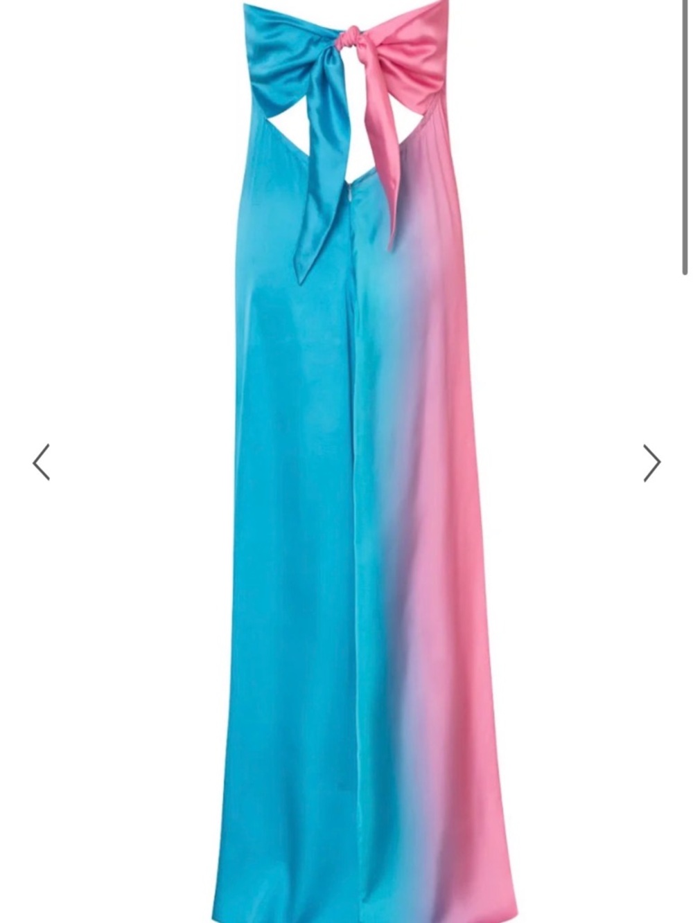 Baobab Collection Strapless Ombre Maxi Dress in Pink, Teal & Gold - Picture 3 of 4